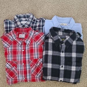 A & F , Hollister, Cabelas, Old Navy Men's shirts